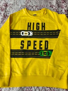 Boy's Yellow "High Speed" Graphic T-Shirt