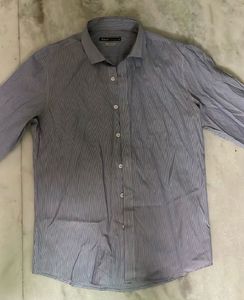 Men's Classic Striped Dress Shirt