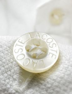 Authentic Lacoste White Button-Down Shirt