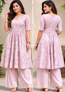 Elegant printed kurta Set