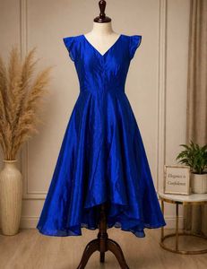Stunning Royal Blue Silk Blend Gown