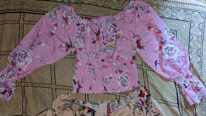 Flora Printed Crop Top