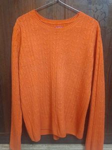 Orange Knit Sweater