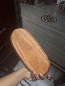 Hand-Painted Oval Accessory Tray