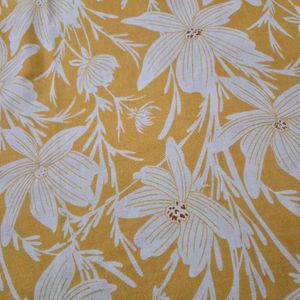 Yellow Floral Print Kurta