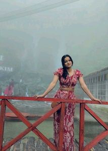Stylish Ethnic plazo and top set