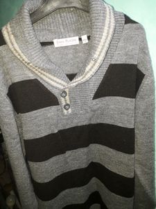John Player Striped Pullover Sweater – Winter Wear