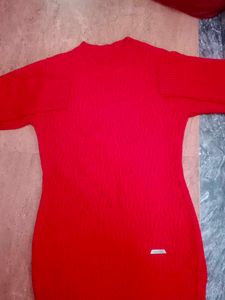 Red Knit Sweater