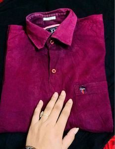 Shirt Top For Women Purple Colour