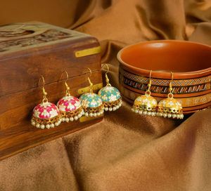 Handcrafted Jhumka Earrings Set of 3