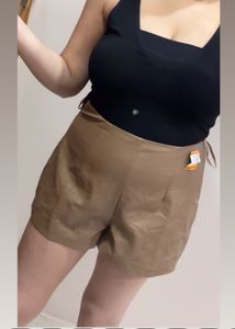 Combo -bodysuit + leather skort