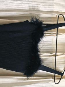 Black Fur dress