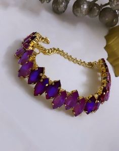 New Stunning Purple Stone Bracelet