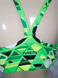 (400)Geometric Print Sports Bra