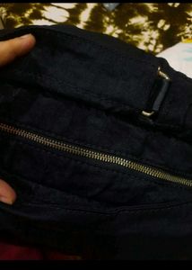 banana republic Chic Navy Nylon Hobo Bag