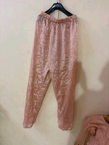 Peach Embroidered Kurta Set