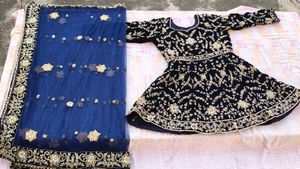 Elegant Hand  Embroidered Lehenga Choli Set