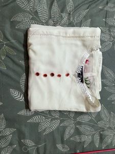 Embroidered White Kurta
