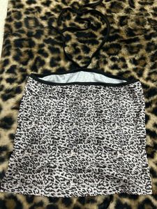 SALE Y2k Inspired Leopard Print Halter Top