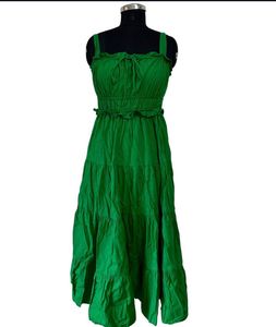 Emerald Green Tiered Maxi Dress
