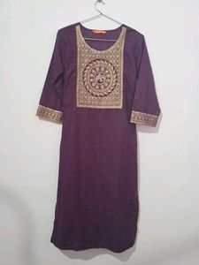 Elegant Embroidered Kurta