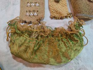 Unique Embroidered Drawstring Pouch