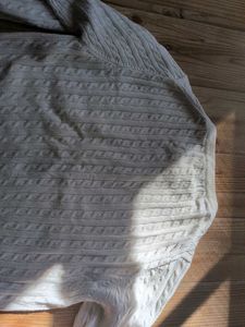 Cream Cable Knit Cardigan