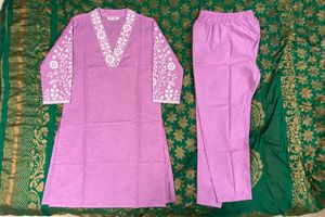 unused embroidery kurta set