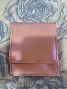Iridescent Pink Bi-Fold Wallet