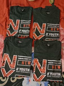 4 T-Shirt For Men Combo