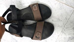 brown heels/wedges..so comfortable