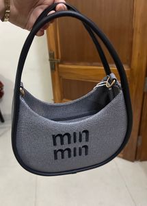 Stylish Grey Hobo Bag