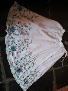 Floral Print Ethnic Skirt