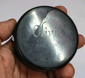 Vintage Compact Powder Case Almond Dust water