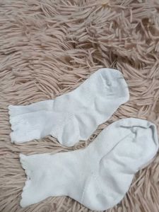 Cozy White Socks