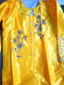 Elegant Yellow Kurta Set for haldi occasion
