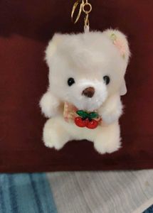 Cute Teddy Bear Charm with Cherry Bow🧸