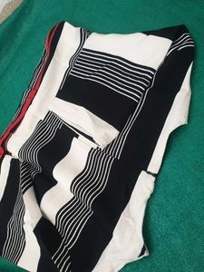 Chic Striped Jumpsuit like top h free size no 78
