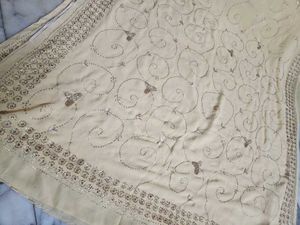 handwork embroidery saree with blouse