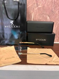 BVLGARI Rimless Cat Eye Sunglasses