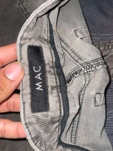 Men's Grey Denim Jeans mac brand