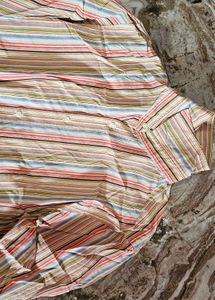 Striped Button-Down Shirt