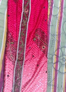 Designer Pink Saree with Sequins