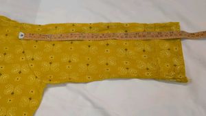 Vibrant Yellow Printed Kurta beautiful look