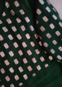 Elegant Green Kurta with Floral Print