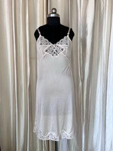 Vintage Lace Trim Slip Dress