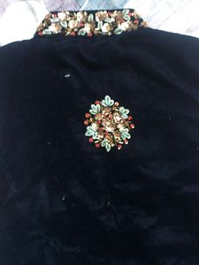 Hand Work Valvet Jacket