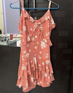 Floral Ruffled Mini Dress