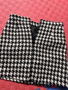 Houndstooth Mini Skirt