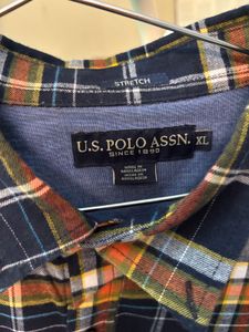 U.S. Polo Assn. Men's Plaid Long Sleeve Shirt